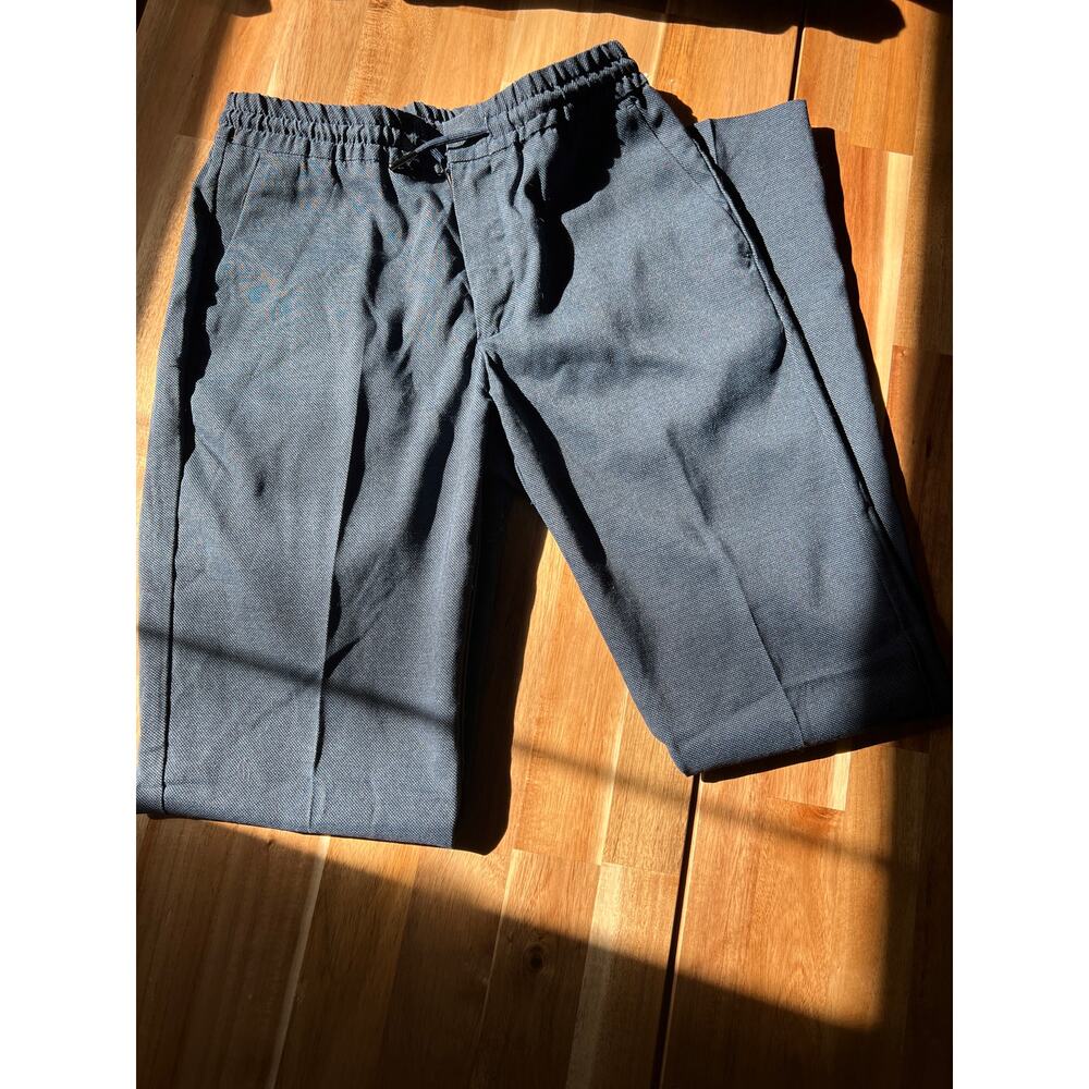 Calvin Klein blue dress slacks with a stretchy waist boys‎ size 14/16
